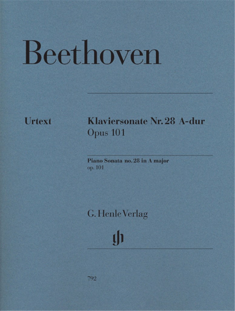 Klaviersonate Nr 28 A-Dur Op 101